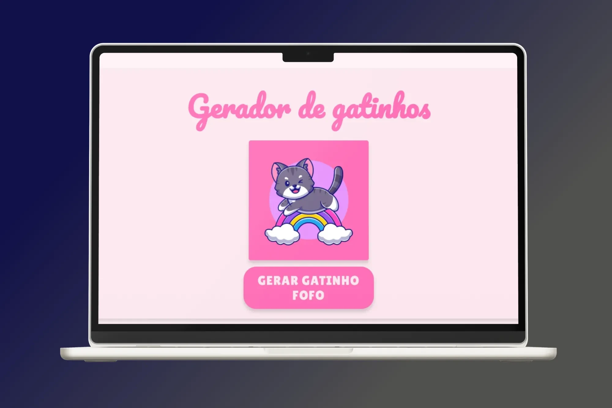Case do mini projeto de Gatinhos com API